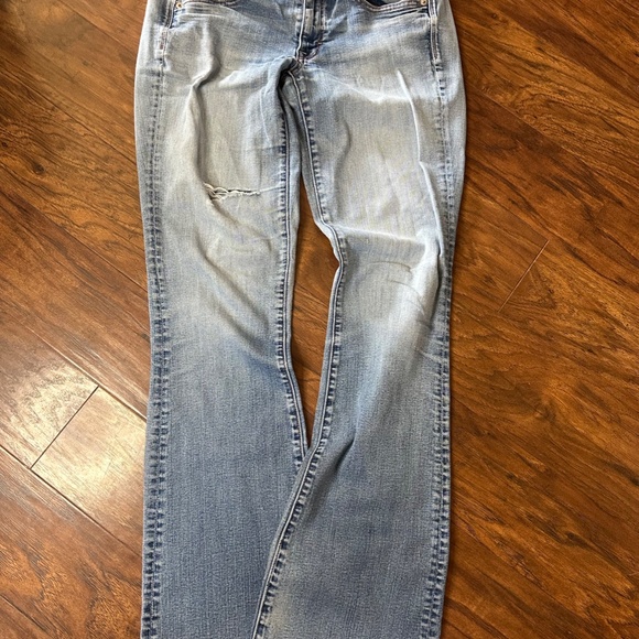 Women’s American Eagle super stretch boot cut jeans size 6 long - Picture 2 of 2